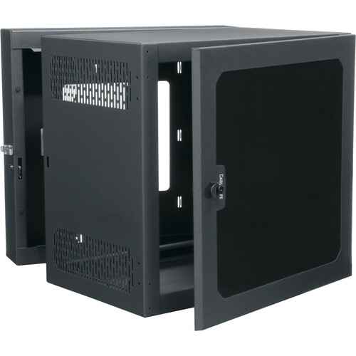 Middle Atlantic CableSafe Cabling Wall Mount Rack with Plexi Door (30" Usable Depth, 12 RU)