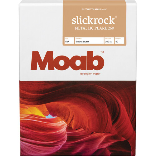 Moab Slickrock Metallic Pearl 260 (5.0 x 7.0", 50 Sheets)
