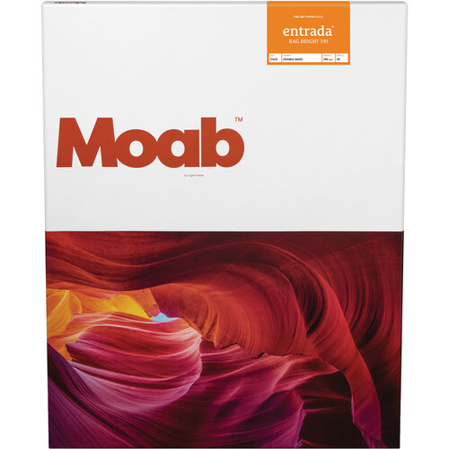 Moab Entrada Rag Bright 190 Paper (17 x 22", 25 Sheets)