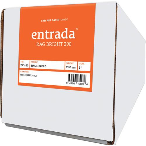 Moab Entrada Rag Bright 290 Archival Inkjet Paper (24" x 40' Roll)