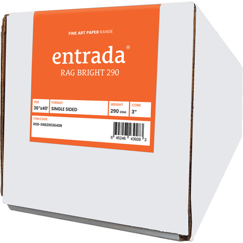 Moab Entrada Rag Bright 290 Archival Inkjet Paper (36" x 40' Roll)