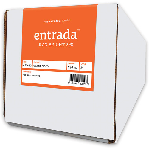 Moab Entrada Rag Bright 290 Archival Inkjet Paper (44" x 40' Roll)