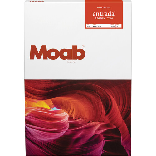Moab Entrada Rag Bright 300 Paper (11 x 17", 25 Sheets)