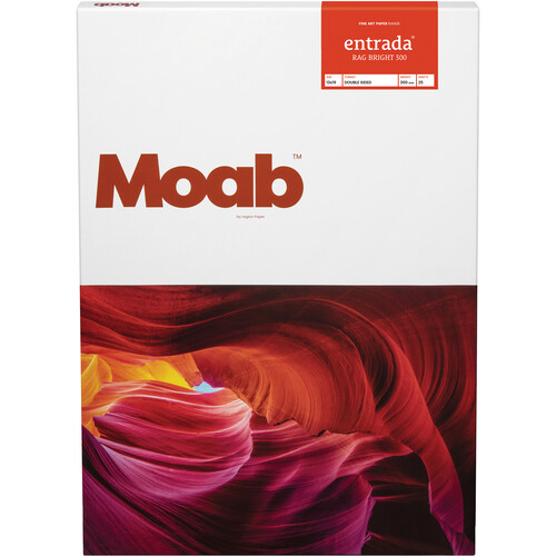 Moab Entrada Rag Bright 300 Paper (13 x 19", 25 Sheets)