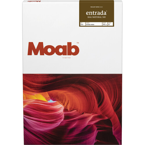 Moab Entrada Rag Natural 300 Paper (11 x 17", 25 Sheets)