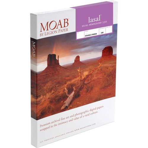 Moab Lasal Dual Semigloss 330 Paper (13 x 19", 25 Sheets)