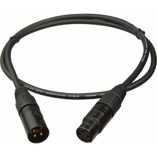 Mogami Gold Studio XLR Female to XLR Male Microphone Cable (3', Black)