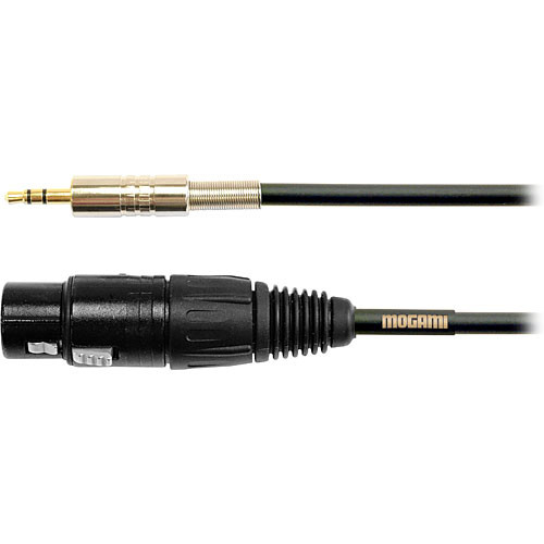 Mogami Gold Stereo Mini Male to 3-Pin XLR Female Cable - 1.5'