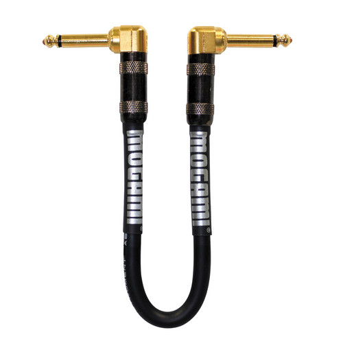 Mogami Platinum TS 1/4" Angled Male to TS 1/4" Angled Male Guitar Cable [11" (27.94cm)]
