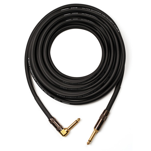 Mogami Platinum Guitar 1/4" TS Male to Right-Angle 1/4" TS Male Cable (6')