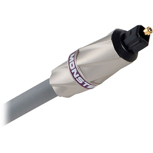 Monster Cable 600DFO High Performance Toslink to Toslink Fiber Optic Cable - 3.3'