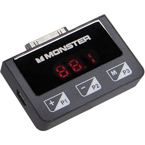 Monster Cable iCarPlay Portable 300 FM Transmitter for iPhone and iPod