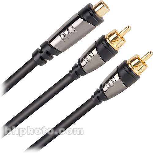Monster Cable RCA Female to 2 RCA Male Y-Adapter