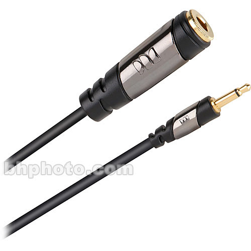 Monster Cable CableLinks Adapter - 1/8" TS Male Mini Phone to 1/4" TRS Stereo Phone Female