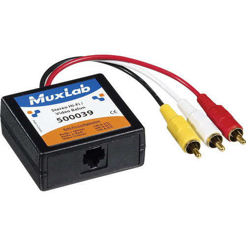 MuxLab Stereo Hi-Fi/Video Balun