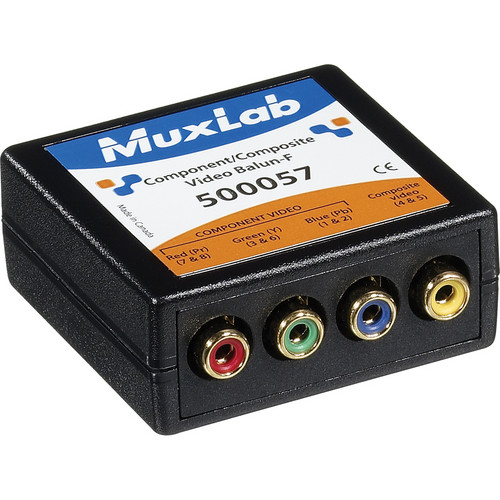 MuxLab 500057 Component-Composite Video Balun (Female)