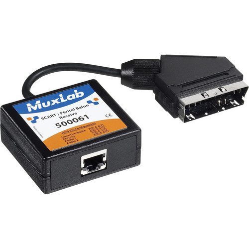 MuxLab 500061 SCART / Peritel Balun (Receiver)
