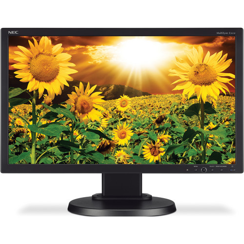 NEC MultiSync E201W-BK 20" Eco-Friendly Widescreen LCD Computer Display