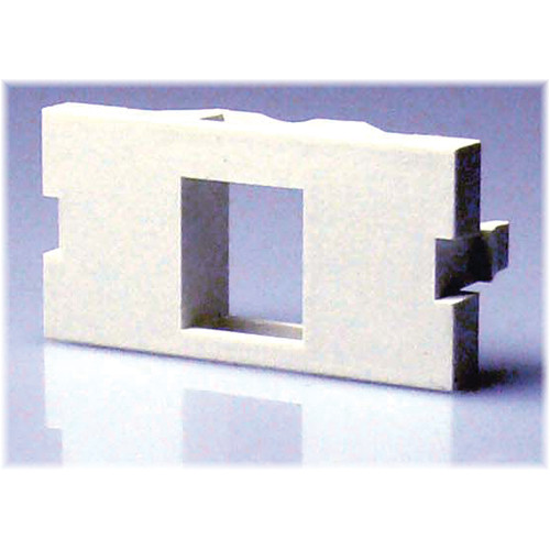 NTW 3UN/B-KY1W 1-Port UniMedia Single Keystone Blank Module (1U)