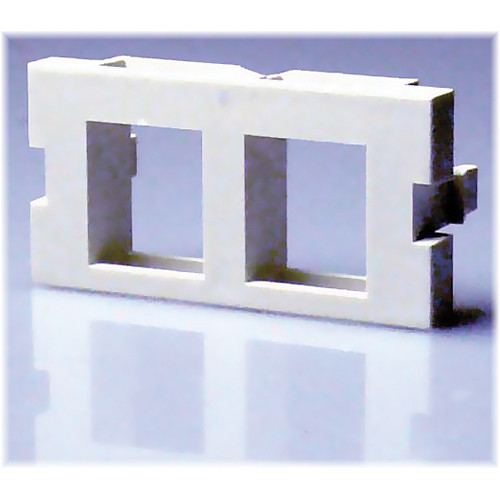 NTW 3UN/B-KY2W UniMedia 1-Port Dual Keystone Blank Module (1U)
