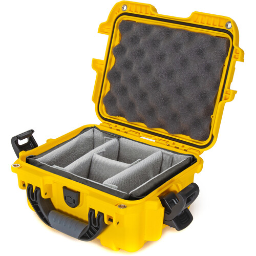 Nanuk 905 Hard Case with Padded Divider Insert (Yellow)