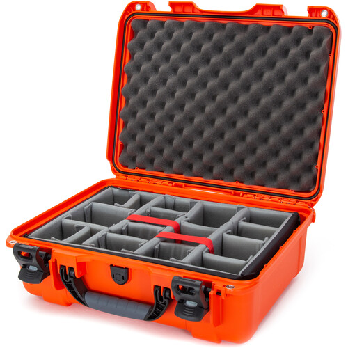 Nanuk 930 Hard Case with Padded Dividers (Orange, 26.5L)