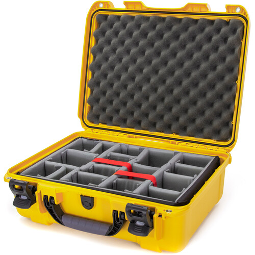 Nanuk 930 Hard Case with Padded Dividers (Yellow, 26.5L)