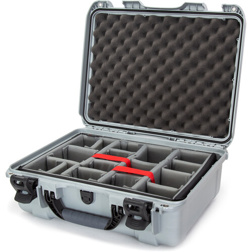 Nanuk 930 Hard Case with Padded Dividers (Silver, 26.5L)