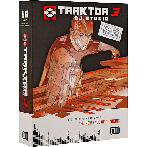 Native Instruments TRAKTOR 3 - Software DJ Rig - Educational Discount (5-Station Pack)