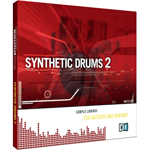 Native Instruments Sample CD: SYNTHETIC DRUMS 2 - Sample Library for BATTERY and KONTAKT