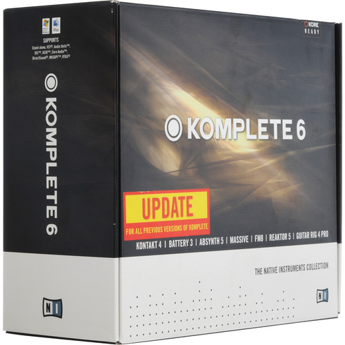 Native Instruments KOMPLETE 6 - Virtual Instruments and Effects Bundle (Upgrade from KOMPLETE 2, 3, 4 or 5)