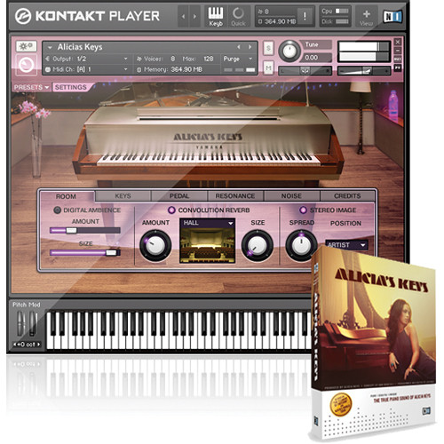 Native Instruments ALICIA'S KEYS - Virtual Piano Software Instrument