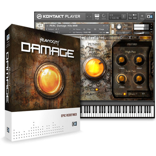 Native Instruments DAMAGE - Cinematic Percussion Virtual Instrument