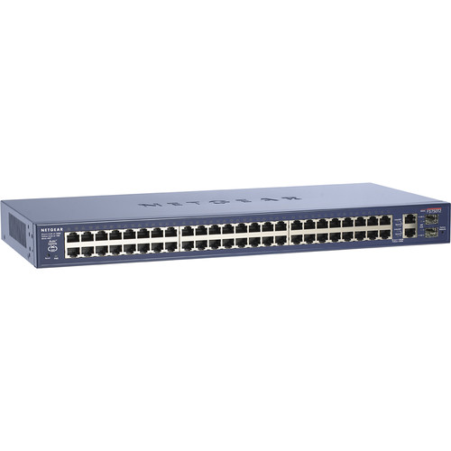 NETGEAR ProSafe 48-Port 10/100 Smart Switch with 2 Gigabit Ports