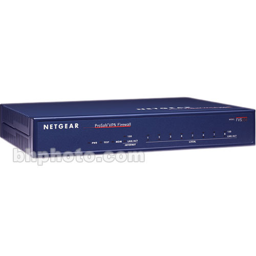 NETGEAR ProSafe VPN Firewall 50 with 8-Port 10/100 Switch and Dial Back-Up