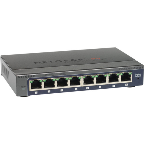 NETGEAR ProSafe Plus 8-Port Gigabit Ethernet Switch