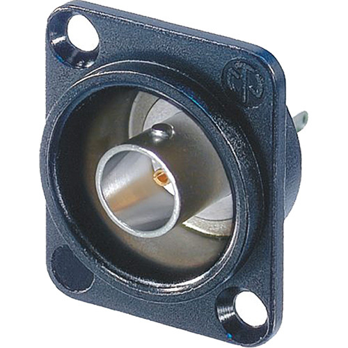 Neutrik BNC D-Shape Housing Chassis Connector (Solder)