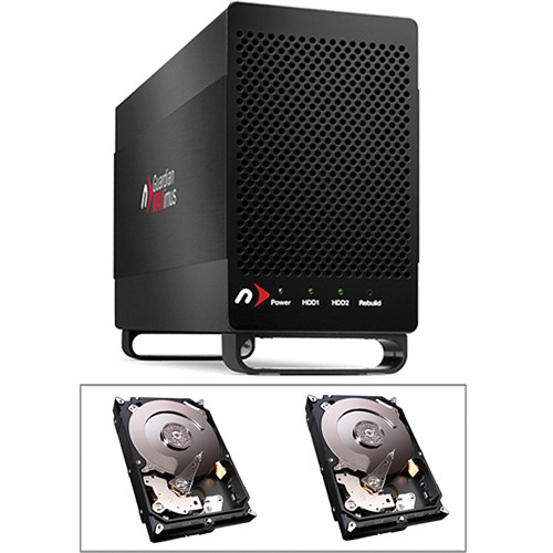 NewerTech 8TB (2 x 4TB) Guardian MAXimus Enclosure Q 2-Drive RAID 1