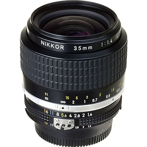 Nikon Wide Angle 35mm f/1.4 AIS Manual Focus Lens 1429 B&H Photo