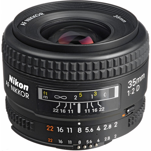 Nikon AF NIKKOR 35mm f/2D Lens (Refurbished by Nikon USA)