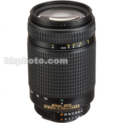 Nikon Zoom Telephoto AF Zoom Nikkor 70-300mm f/4.0-5.6D ED Autofocus Lens