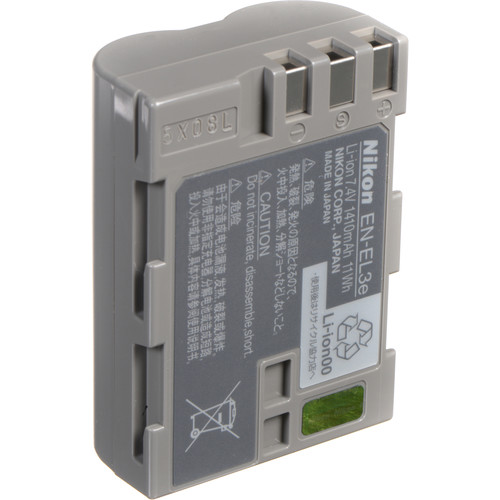 Nikon EN-EL3e Rechargeable Lithium-Ion Battery (1410mAh)