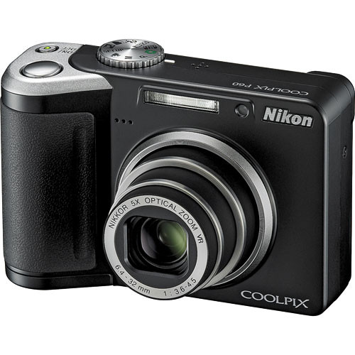 Nikon Coolpix P60 Digital Camera (Black)