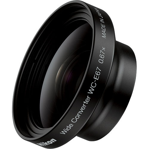 Nikon WC-E67 Wide-Angle Converter Lens 25749 B&H Photo Video