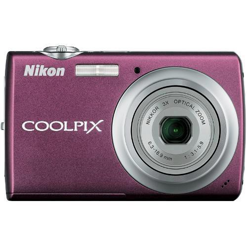 Nikon Coolpix S220 Digital Camera (Plum)