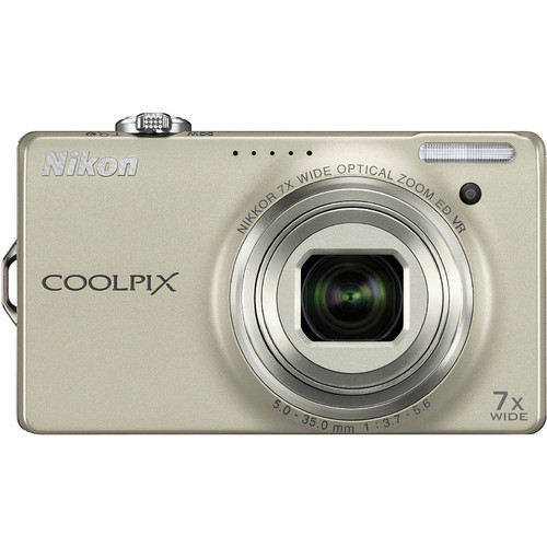 Nikon CoolPix S6000 Digital Camera (Silver) 26213 B&H Photo Video