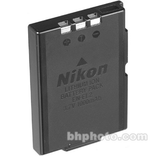 Nikon EN-EL2 Lithium-Ion Battery (3.7v 1000mAh) 9904 B&H Photo