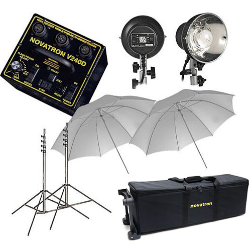 Novatron V240-D 2-Head Fun Kit W/Wheeled Case (120VAC)