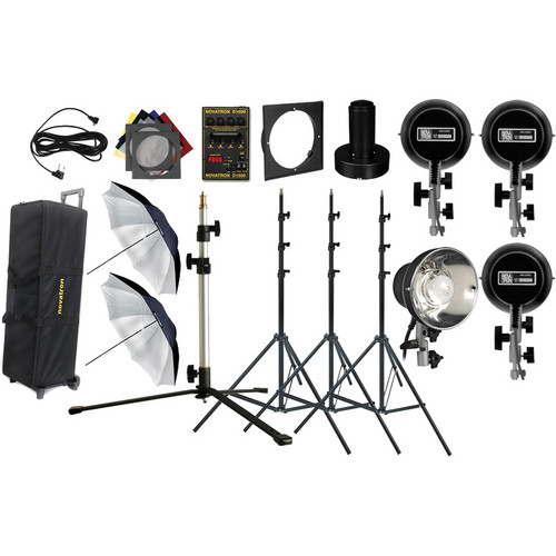 Novatron D1500 4 Head Studio Kit