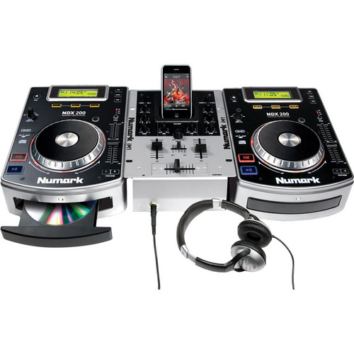 Numark iCDX CD用DJプレイヤー DJ機器 CDJ Numark iCD DJ IN A BOX Complete CD + iPod DJ ICD DJ IN A BOX B&H